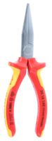 30-16-160 Knipex Flat Nose Pliers, 160 mm Overall, Flat, Straight Tip, VDE/1000V, 47mm Jaw