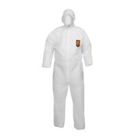98001 Kimberly Clark White Coverall, S