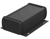 84306100hmt1-abph-600-0100-wl Bopla Alubos (Set) Series Black Aluminium General Purpose Enclosure, IP65, Flanged, Black Lid, 57 x 32 x 100mm