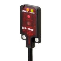 e3t-fd14-2m Omron Diffuse Photoelectric Sensor, Rectangular Sensor, 30 mm Detection Range