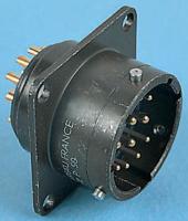 85102e2255p50 Souriau Sunbank by Eaton, 851, Copper Alloy 55 Way Panel Mount MIL Spec Circular Connector Receptacle, Pin