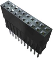 esq-117-14-g-d Samtec ESQ Series Vertical Through Hole Mount PCB Socket, 34-Contact, 2-Row, 2.54mm Pitch, Solder Termination