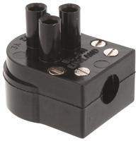 sa2403 Bulgin Power Connector Cable Mount, Screw Down Termination, 3A, 250 V ac