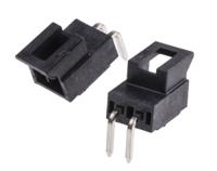 105313-1202 Molex Nano-Fit Series Right Angle Through Hole PCB Header, 2 Contact(s), 2.5 mm Pitch, 1 Row, Shrouded