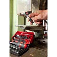 r360nano Facom 38-Piece Metric 1/4 in Standard Socket/Bit Set with Ratchet, 6 point
