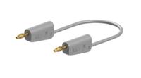 641035-07528 Staubli Test lead, 32A, 30 → 60V, Grey, 75cm Lead Length