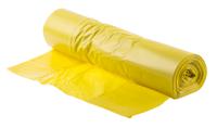771-6569 RS PRO Yellow Plastic Bin Bag, 110L Capacity, 200 Thickness, 50 per Package