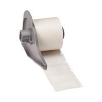 m7-30-499 Brady B-499 Black on White Cable Labels, 38.10 mm Width, 19.05mm Label Length, 38.10mm Label Width