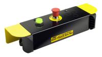stbvp6-rb1e02 Banner 1 Button Safety Two Hand Control Switch, Black, Yellow, STB Series