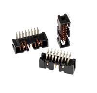 n2516-5002rb 3M 2500 Series Right Angle Through Hole PCB Header, 16 Contact(s), 2.54 mm Pitch, 2 Row, Shrouded