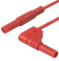 934182101 Hirschmann Test & Measurement, 16A, 1000V ac/dc, Red, 1m Lead Length
