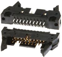 5102321-4 TE Connectivity AMP-LATCH Series Straight Through Hole PCB Header, 20 Contact(s), 2.54 mm Pitch, 2 Row, Shrouded