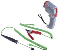 144-6600 RS PRO RS1327K Thermometer Kit, +1350 °C, +1999°F Max, ±0.1 Reading +1°C % Accuracy, °C and °F Measurements