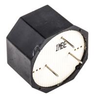 smai-24-p10 Sonitron 92dB Through Hole Intermittent Internal Piezo Buzzer, 24 x 15.5mm, 5V dc Min, 24V dc Max