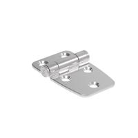 n6-4e-424-24 Southco Gloss Stainless Steel Strap Hinge, Screw Fixing, 58mm x 38.2mm x 9mm