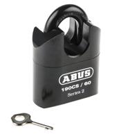 190cs60 ABUS Combination Weatherproof Steel Heavy Duty Padlock, 11mm Shackle, 62mm Body
