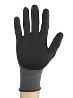 11840090 Ansell 11-840 Grey Nylon, Spandex Nylon, Spandex Glove, Size 9, Nitrile Coating