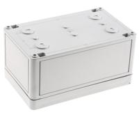 12048601 Spelsberg TK PC Series Grey Polycarbonate Enclosure, IP66, Grey Lid, 180 x 110 x 90mm