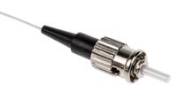 535-7531 RS PRO ST to Unterminated Simplex Multi Mode OM1 Fibre Optic Cable, 62.5/125μm, Black, 1m