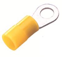 178-7263 RS PRO Insulated Ring Terminal, 6.5mm Stud Size, 2.5mm² to 6mm² Wire Size, Yellow