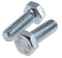 917-2952 RS PRO Bright Zinc Plated Steel, Hex Bolt, M12 x 35mm
