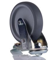3842541228 Bosch Rexroth M12 Thread Plastic Castor Wheels, 10mm Groove