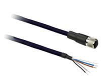 xzcpv11v12l5 Telemecanique Sensors Female 5 way M12 to Female M12 Sensor Actuator Cable, 5 m