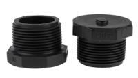 721961909 Georg Fischer Plastic Pipe Fitting, Straight Threaded Plug, R 1 1/4in
