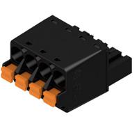 1013450000 Weidmuller, 5.08mm Pitch, BL 5.08, 4 Way, , Pluggable Terminal Block, Plug, Cable Mount, Push In Termination,