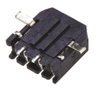 43650-0212 Molex Micro-Fit 3.0 Series Right Angle Surface PCB Header, 2 Contact(s), 3 mm Pitch, 1 Row, Shrouded