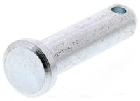 838-956 RS PRO 25.4mm Bright Zinc Plated Steel Clevis Pin, 6.35mm Diameter