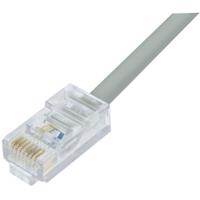 trd450cr-10 L-ComTRD, 3.05m Cat5e, Grey RJ45 to Male RJ45 Male, Unshielded Unshielded, Terminated PVC Sheath