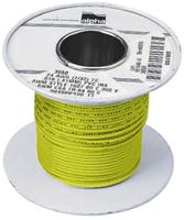 3057-yl001 Alpha Wire Hook-up Wire PVC Series Yellow 1.32 mm² Hook Up Wire, 16 AWG, 26/0.25 mm, 305m, PVC Insulation, 3057 YL001