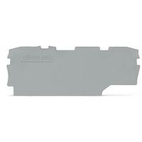 2002-1991 WAGO TOPJOB S Series End and Intermediate Plate for Use with DIN Rail Terminal Block, ATEX, IECEx