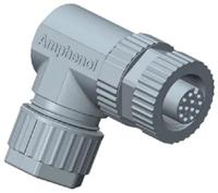 msas-08bffb-sr7001 Amphenol Industrial Circular Connector, 8 Contacts, Cable, M12 Connector, Socket, Female, IP67, M Series