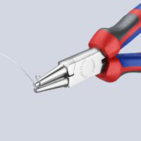 22-05-160 Knipex Round Nose Pliers, 160 mm Overall, Pointed, Straight Tip, 30mm Jaw