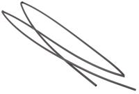 cgpt-2412-0-stk TE Connectivity Heat Shrink Tubing, Black 2.4mm Sleeve Dia. x 1.2m Length 2:1 Ratio, CGPT Series