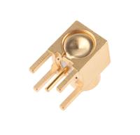 r213665000w Radiall, Jack Through Hole MCX Connector, 75Ω, Solder Termination, Right Angle Body