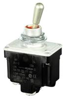 2tl1-4 Honeywell Toggle Switch, Bushing Mount, On-(Off), DPST, Screw Terminal, 125V ac