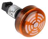 15030068 Werma 150 Series Yellow Buzzer Beacon, 230 V ac, IP65, Panel Mount, 80dB at 1 Metre