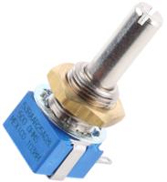 53raa-r25-a08l Bourns 53 500Ω Rotary Potentiometer 1-Gang Panel Mount, 53RAA-R25-A08L