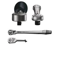 05004004001 Wera Zyklop 1/4 in Square Ratchet with Ratchet Handle, 141 mm Overall