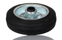 dvr100x30-12 Tente Black Rubber Roller Bearing Trolley Wheel, 70kg