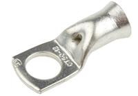 531-908 RS PRO Uninsulated Tubular Ring Terminal, M12 Stud Size to 50mm² Wire Size