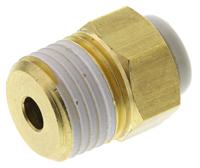 kq2h04-01as SMC Pneumatic Straight Threaded-to-Tube Adapter, R 1/8 Male, Push In 4 mm