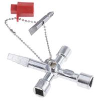 00-11-04 Knipex Diecast Zinc 10-way Control Cabinet Key