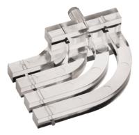 515-1023f 515-1023F Dialight, PCB Mounted 4-Way Right Angle LED Light Pipe, Quad-Level-Row Clear Square Lens