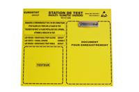 61-200-0104 EUROSTAT Wrist & Foot Wall Sign and Bracket