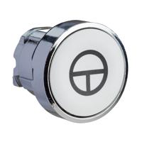 zb4ba145 Schneider Electric Harmony XB4 Series White Spring Return Push Button Head, 22mm Cutout, IP66, IP67, IP69K