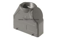 19300240429 HARTING Han B Heavy Duty Power Connector Hood, M50 Thread, Top Entry